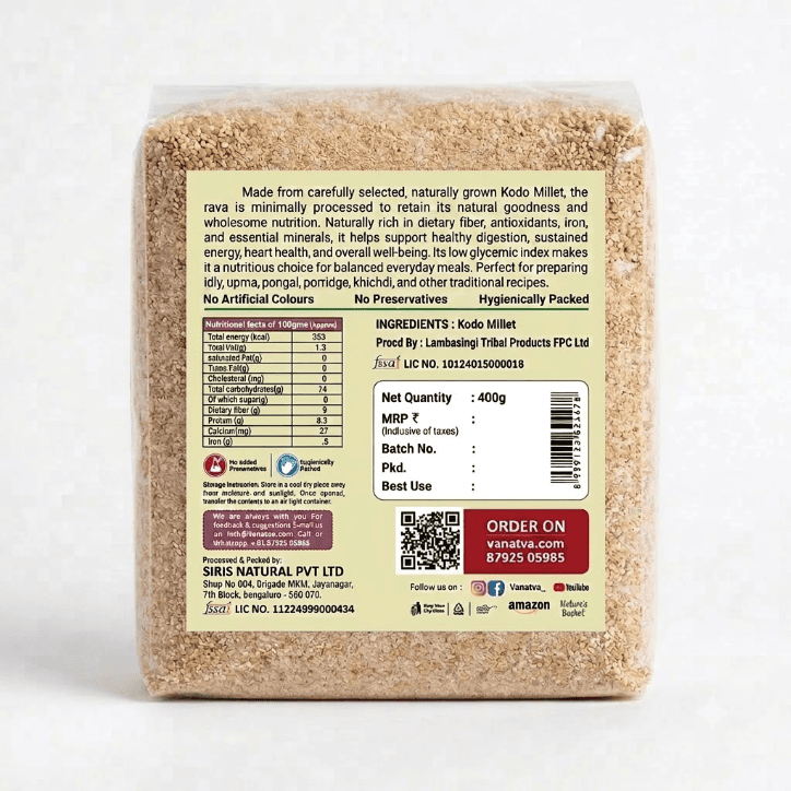 Kodo Millet Rava
